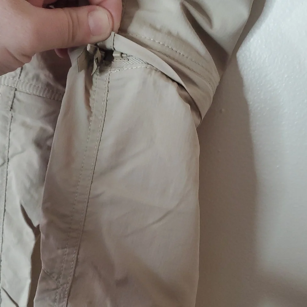 Womens Columbia Omni-Shade Sun Protection Convertible Hiking Pants Sz 8s